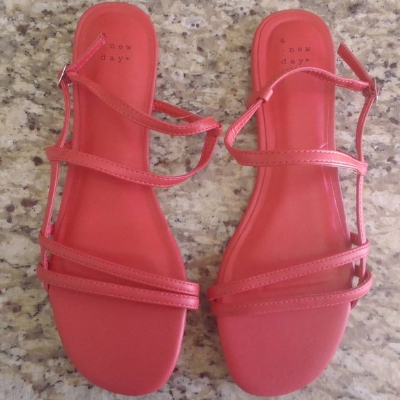 Womens a new day Pink Strapy Sandal Size 9  NEW - Picture 1 of 1